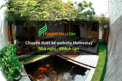 Thiết Kế Website Homestay, nhà nghỉ khách sạn chuyên nghiệp