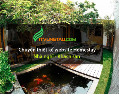Thiết Kế Website Homestay, nhà nghỉ khách sạn chuyên nghiệp