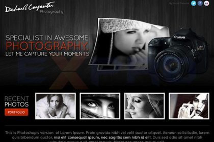 Thiết kế website nghệ thuật, nhiếp ảnh đẹp giá rẻ