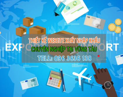 Thiết kế website xuất nhập khẩu