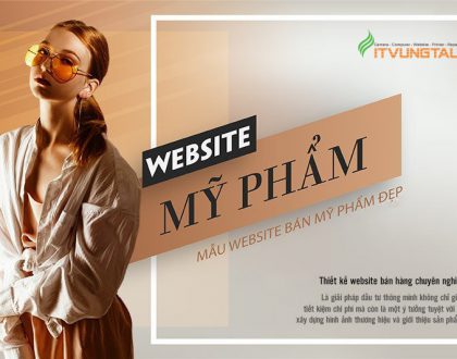 Thiết Kế Website Mỹ Phẩm Tại Vũng Tàu