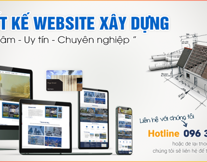 Thiết kế website xây dựng chuyên nghiệp tại Vũng Tàu