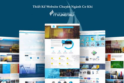 Thiết Kế Website Chuyên Ngành Cơ Khí Tại IT Vũng Tàu